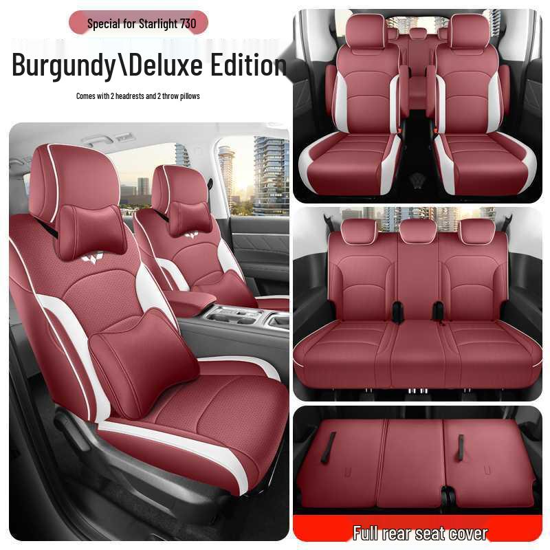 Universal Wuling Xingguang 730 Seat Cushion: Breathable, Ventilated Four-Season Cover for 25 Models