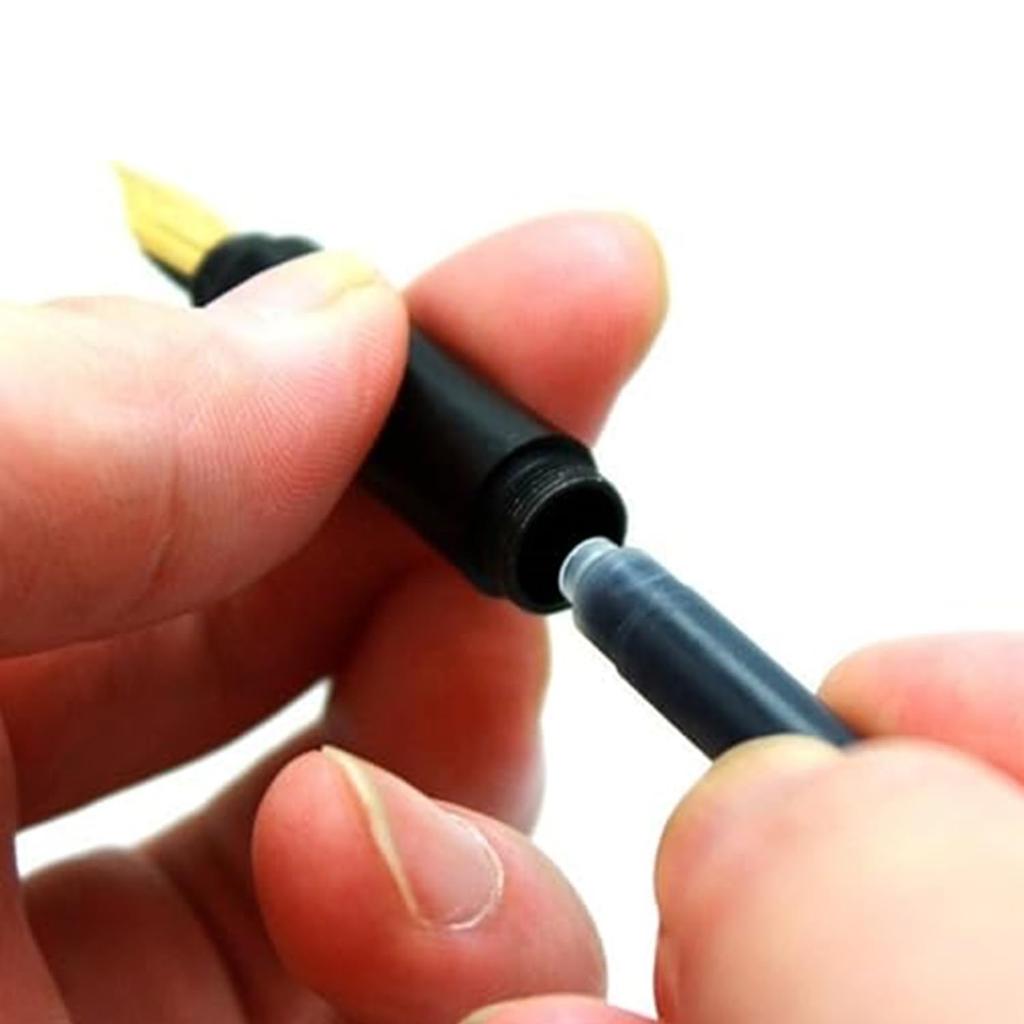 Haute Fountain Gold Parts Model Thick Pen, FF01G, Barrel, Black, FF01-GBK