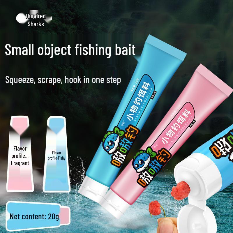 Premium Small Fish Bait for Minnows, Rockfish, and Stream Fishing - No Wash Needed