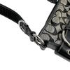 COACH Signature Diagonally hung Shoulder Bag leather black Women K05M-3574 Used