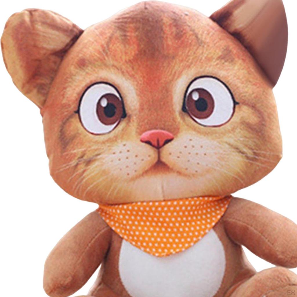 Animal Plush Toy Cartoon Pillow Khaki Hugging Gifts for Home Party Decorations