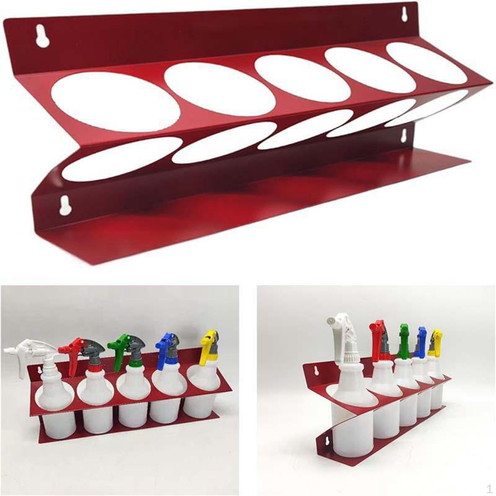 

Настенный держатель для гаражных бутылок с распылителем Органайзер для автодетейлинга Прочный аксессуар Многофункциональный