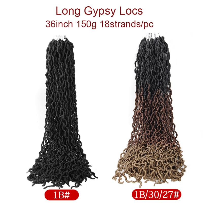 Gypsy Locs 24 Inch Packaged Gypsy Locs Goddess Locs Braiding Hair