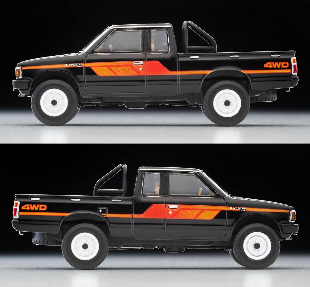 Tomica Limited Vintage Neo Datsun Truck 4WD King Cab AD Černý hotový produkt LV-N320a