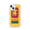 Phone Case – Flag of Sri Lanka – Compatible iPhone 14 – Soft Case – Resistant and Shockproof - Silicone - Pixelforma