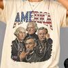 America Est 1776 Comfort Colors® Tee, 4th of July America T-Shirt, Vintage Mount Rushmore Presidents Shirt, Funny Patriotic Graphic Tee