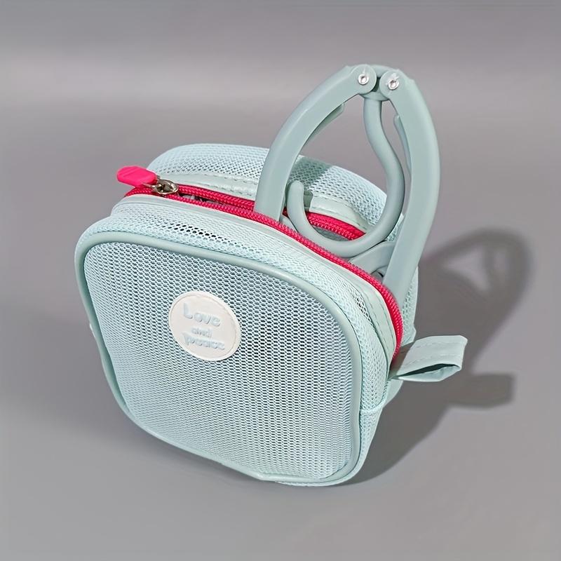 A Set Of Foldableable Portable Clothes Hangers With Storage Bag Clips Hanging Rack Multi-Functional Storage Home Business Trip