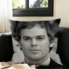 Classic Dexter  Pillow Case Square Double-Sided Sofa Cushion Cover Bedroom Bedside Pillow