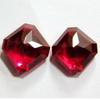 Natural Red Ruby 16.25ct Square Cut Certified Loose Gemstone