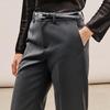 LESS Women's Flared Cropped Commuter Pants
