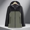 Lightweight Anti-static Hooded Windbreaker: Outdoor Windproof Waterproof Jacket with Optional Embroidered Logo for Uniforms