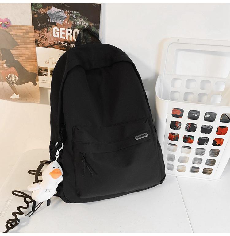 Wasserdichter Rucksack mit großem Fassungsvermögen für Männer und Frauen - Japanischer Stil, Leichtgewicht, Ideal für Studenten