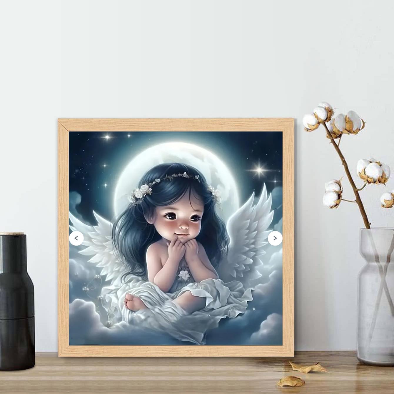 

DIY алмазная живопись милая маленькая девочка набор для вышивки крестом мозаика искусство алмазная живопись полный круг/квадратный алмаз украшение дома Round 25x25cm