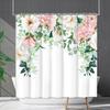 Shower Curtain Waterproof And Mildew-Proof 3D Digital Printing Plant Flower And Grass Shower Curtain Bathroom Partition Curtain