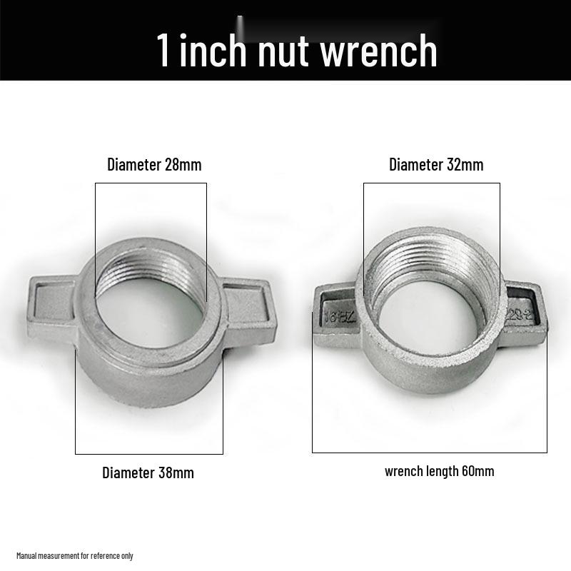 Gasoline Engine Water Pump Complete Accessory Set: Self-Priming Pump with 2/3/4 Inch Aluminum Connector, Straight Pipe, and Flat Washer.