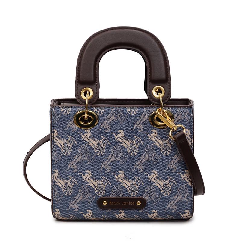 OGAR Retro Print Lady Handbag