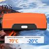 Anti-scratch Car Organizer Storage Box for Sun Visor Shockproof Protective Eyeglasses Case with Soft Velvet Glasses Lining Magnetic Lock Large