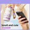 Apple Baby Bottle Insulated Water Bottle With Straw For Kids Outdoor Use