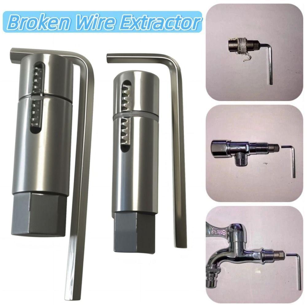 Efficient Broken Wire Extractor Rust-proof Bolt Extractor Kit Broken Screw Extractor Water Faucet