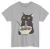 Funny Cat Eating Ramen Vintage Japanese Noodles TShirt Unisex T-Shirt