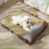 Breathable Pet Cooling Mat Fish Shaped Pillow Cat Sleeping Pad Comfortable Dog Floor Mat  Crate Mat