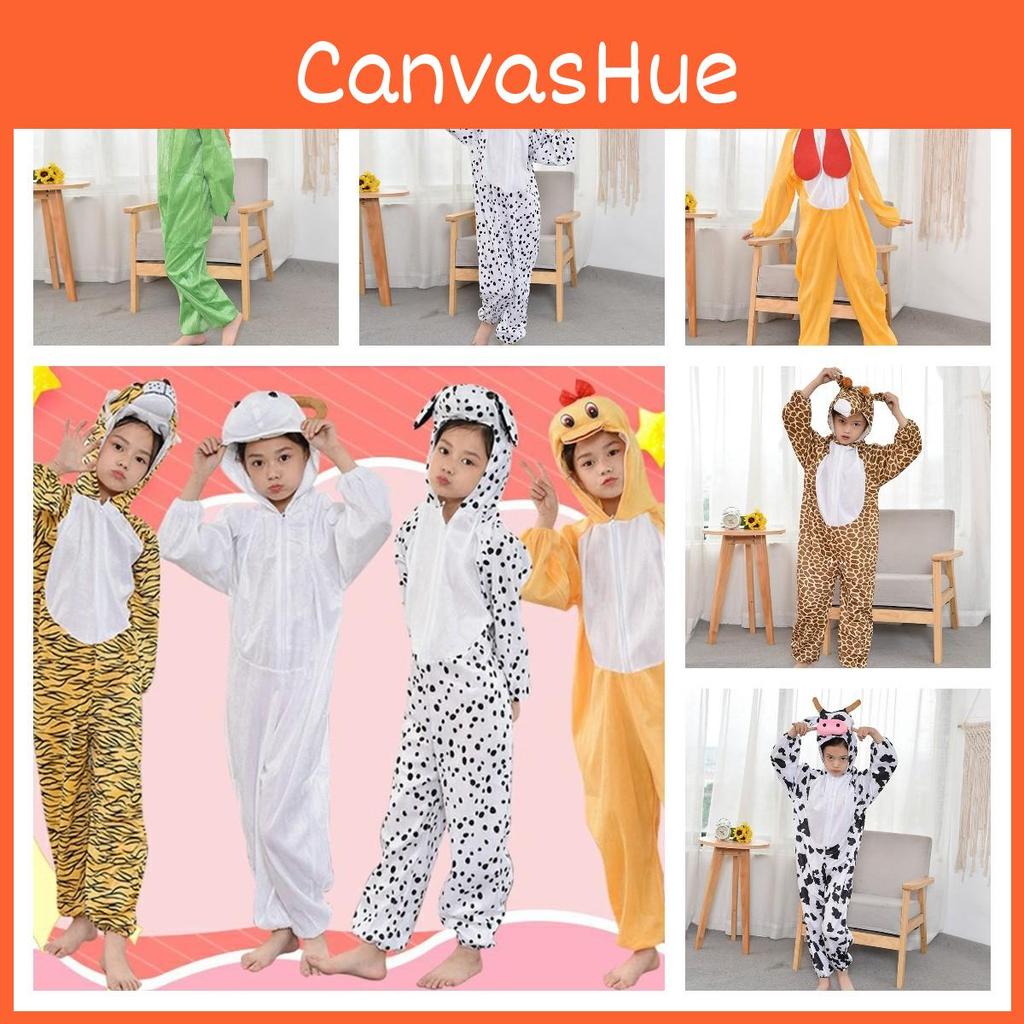 Children's Animal Onesie Performance Tiger Lion Dress-up Doll Stage Costume