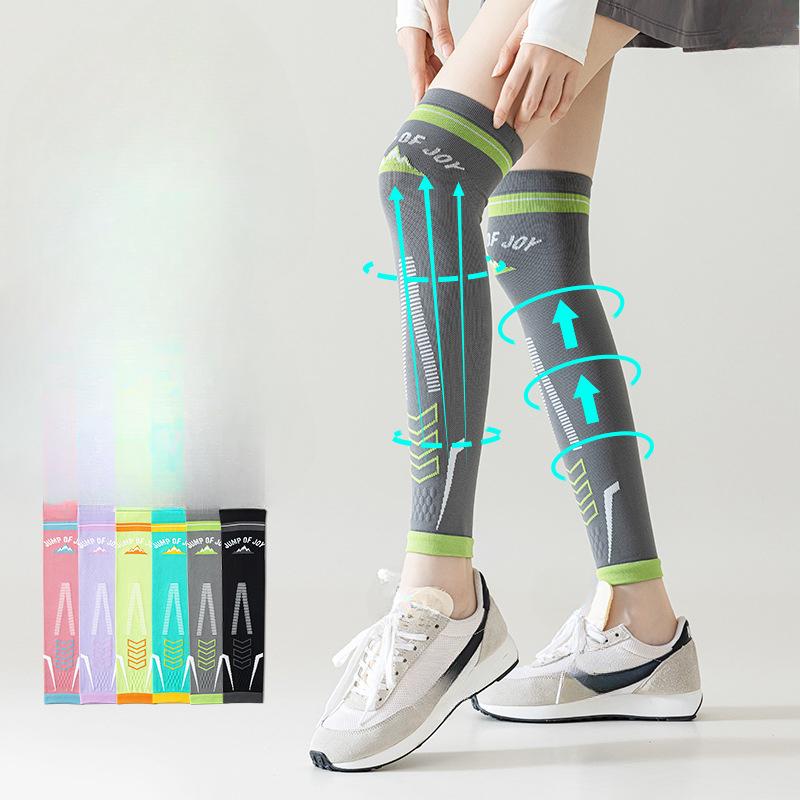 Female Sports Knee Pads, Summer Rope Skipping, Aerobics, Running, Fitness, Yoga, Cycling, Knee Protection, Pressure Leg Protection Covers