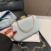 PU Leather Glittering Evening Bag Wedding Crossbody Handbag Purse for Parties