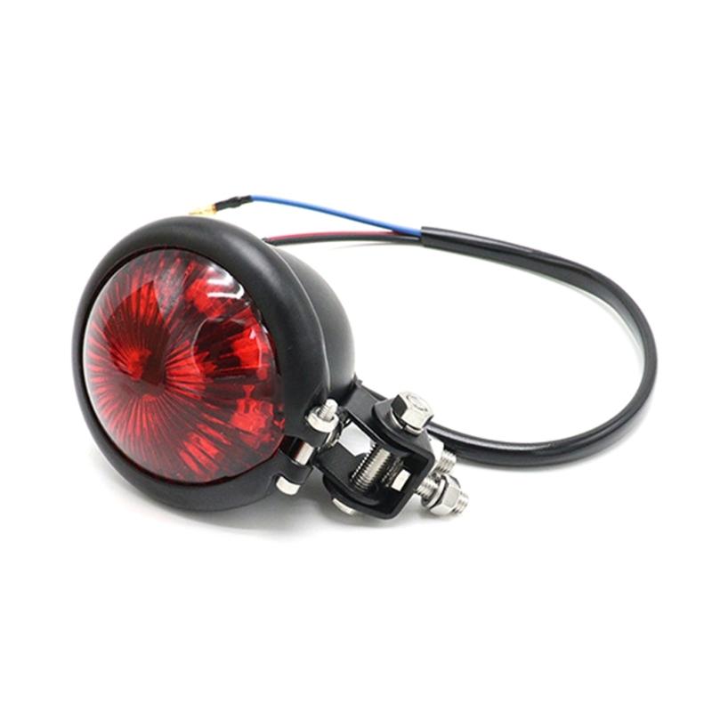 Brake Tail Light Replacement 12V 10W Vintage Round Light for GN125 CG125