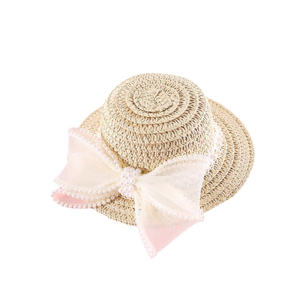 Small Pet Straw Hat Spring Summer Camping Photography Dogs Straw Hat Elegant Style Outdoor Sun Hat for Dogs and Cats