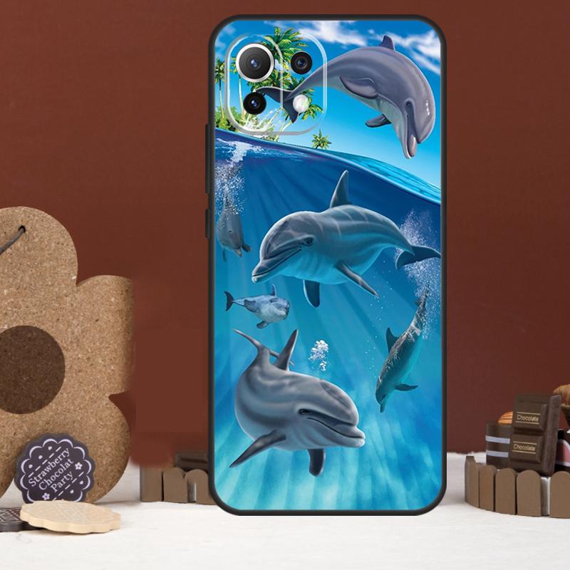 

Ocean Dolphin Case For Xiaomi 15 Ultra 14 15T 13T 14T 17 Pro Max POCO F8 Ultra X7 X5 X6 F5 F6 F7 Pro Cover Xiaomi 15T Pro