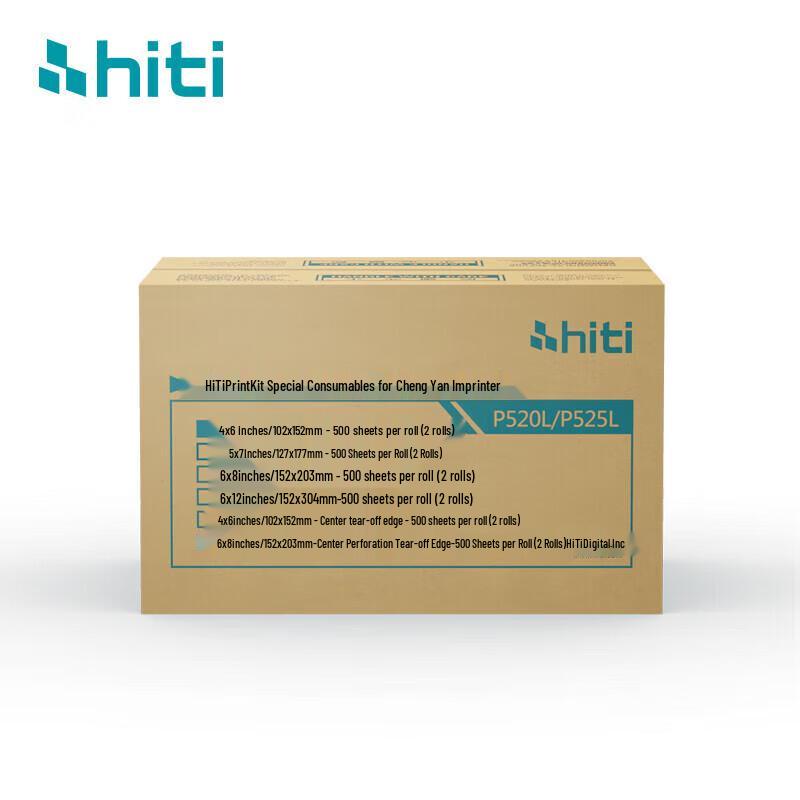 HITI P525L 6-inch 1000-Sheet Dye-Sublimation Photo Paper