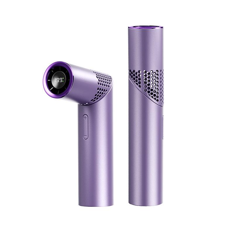 Multi-Functional Portable Mini Fan with Digital Display for Desktop, Neck, and Handheld Use
