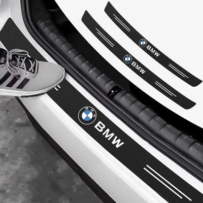 For BMW Car Rear Bumper Trunk Carbon Fiber Protective Sticker Anti-scratch Protective Film For BMW M E46 E90 E91 E87 E60 E93 F10