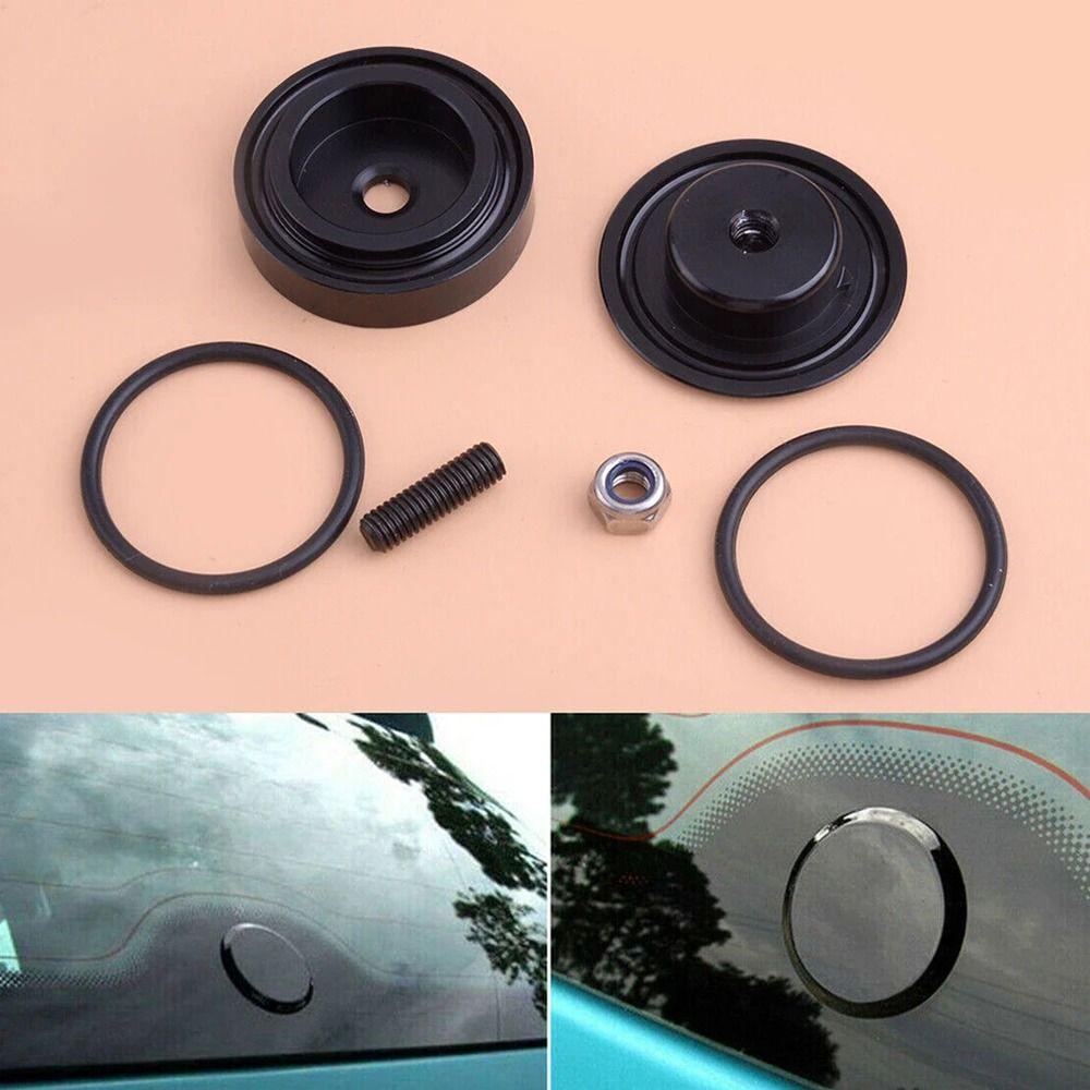 1Set Blue Rear Wiper Delete Kit Black Car Accessories New Hole Plug Cap