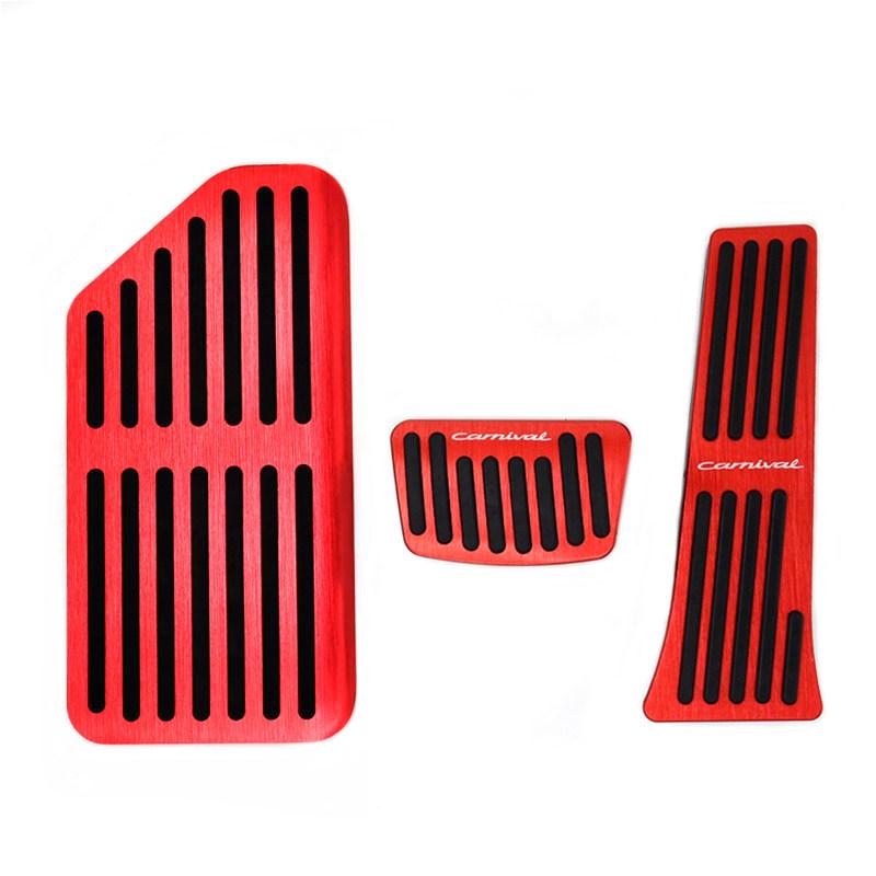 Für Kia Carnival Sedona KA4 2022 Auto Fußstütze Pedal Kraftstoff Beschleuniger Bremspedal Abdeckung Rutschfeste Pad Zubehör