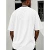 European Size Men's Y2K Snake Bone Pattern Letter Print Short Sleeve T-Shirt