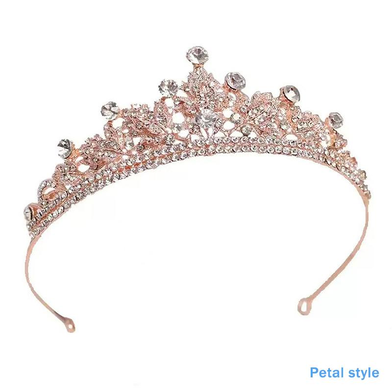 Hochzeit Haar Tiara Kristall Braut Tiara Krone Silber Farbe Diadem Schleier Tiaras Hochzeit Haarschmuck Kopfschmuck Kopfschmuck