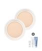Jungsaemmool Prolasting Cushion Refills 2pcs  Base Prep 8ml + Wave Cream 5ml + W