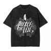 Pierce The Veil classic album poster print Tshirt Unisex Women Vintage Washed cotton gohtic YK style oversized top summer new tee