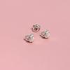 S999 Sterling Silver Shun Character Pendant for Chinese-Style DIY Bracelets and Necklaces