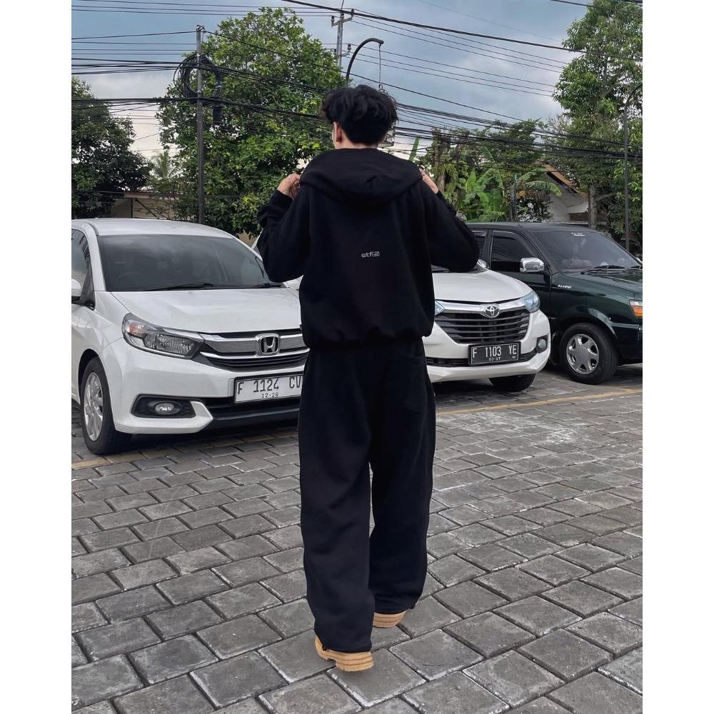 Sudadera con capucha y cremallera retro Y2k Harajuku Streetwear para hombre Moda Hip Hop Informal Estampada Pantalones Deportivos para Pareja