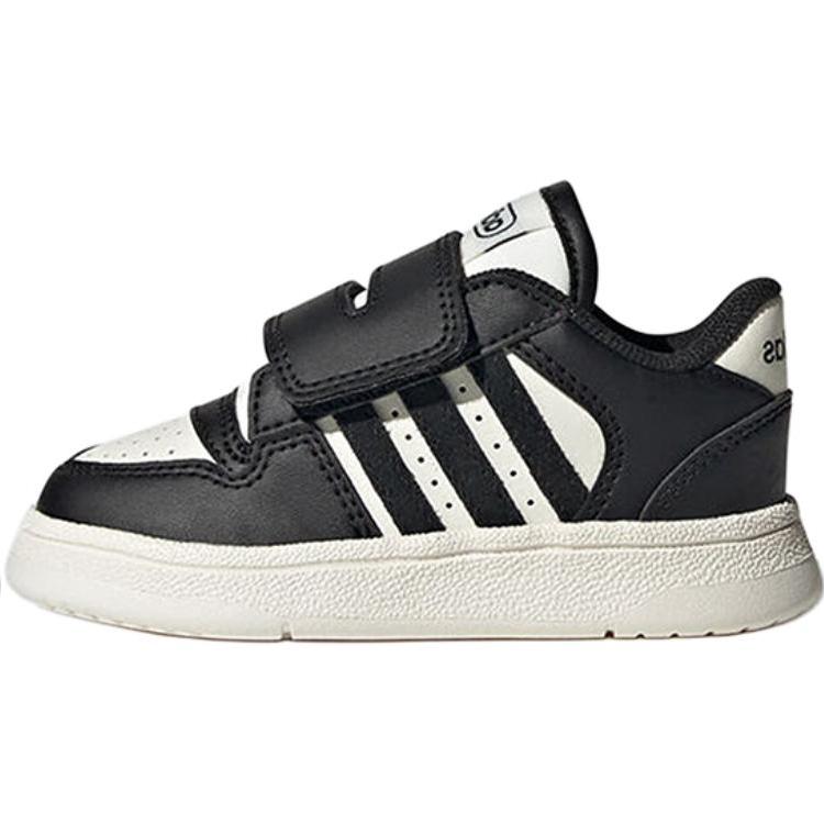 Adidas Sport Soft Comfortable Non-Slip Wear-Resistant Low-Top Walking Shoes Baby Shoes Black IH5286