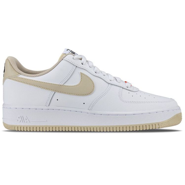 Nike Air Force 1 Low 07 White Rattan Unisex Sneakers Team-Orange Coconut-Milk DZ2771-121