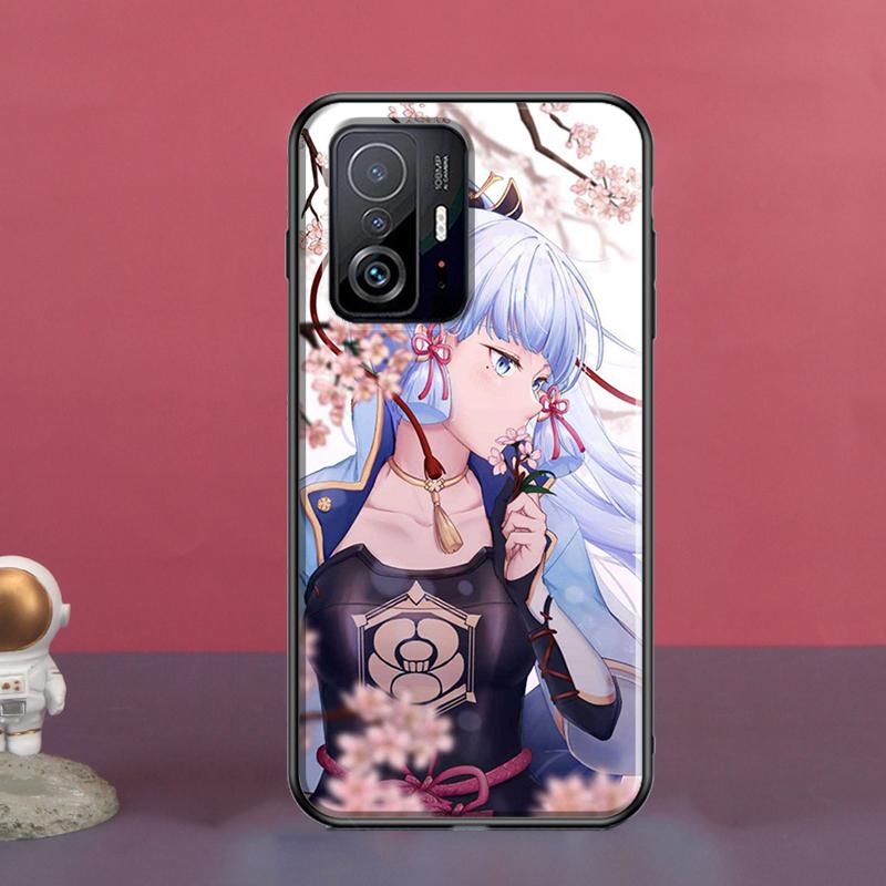 Kamisato Ayaka Genshin Impact For POCO X5 X3 F5 Pro X4 F4 GT M5s C40 F3 Case For Xiaomi 13 Lite 12 11T 12T Pro 12X Cover