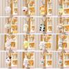 Panda Keychain Rabbit Cute Cartoon Girl Backpack Decorative Pendant Doll Plush