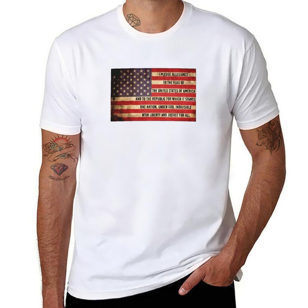 Pledge of Allegiance TShirt UV Sun Protection Tee Shirt