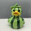 Speelse Watermeloen Eend Pitahaya Fruit Serie Eend Beeldjes Ornamenten Huis Bureau Decoratie