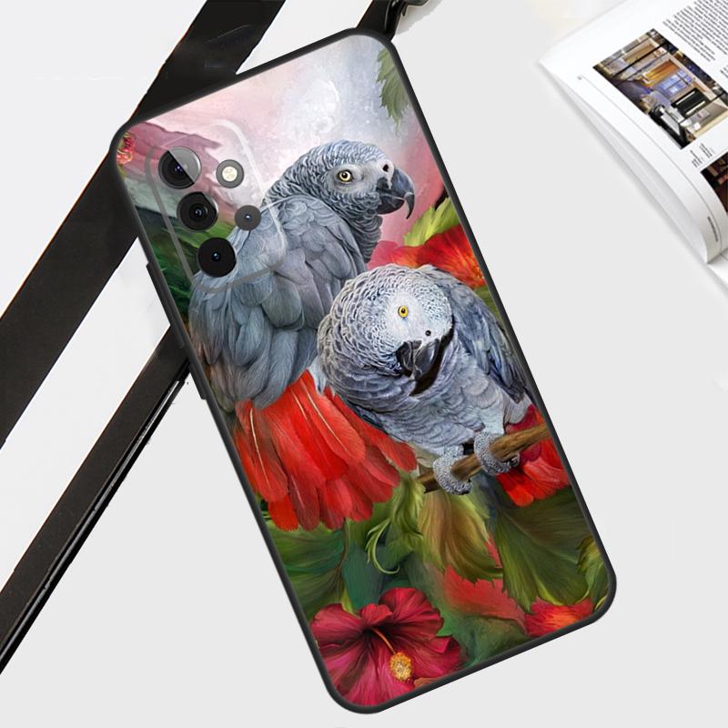 Animal Parrot Birds Case For Samsung Galaxy A55 A35 A15 A56 A36 A26 A16 A06 A54 A34 A14 A12 A22 A32 A52 A13 A53