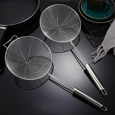 304 Stainless Steel Colander Spoon: Perfect for Hot Pot, Fried Foods, Noodles, and Dumplings.